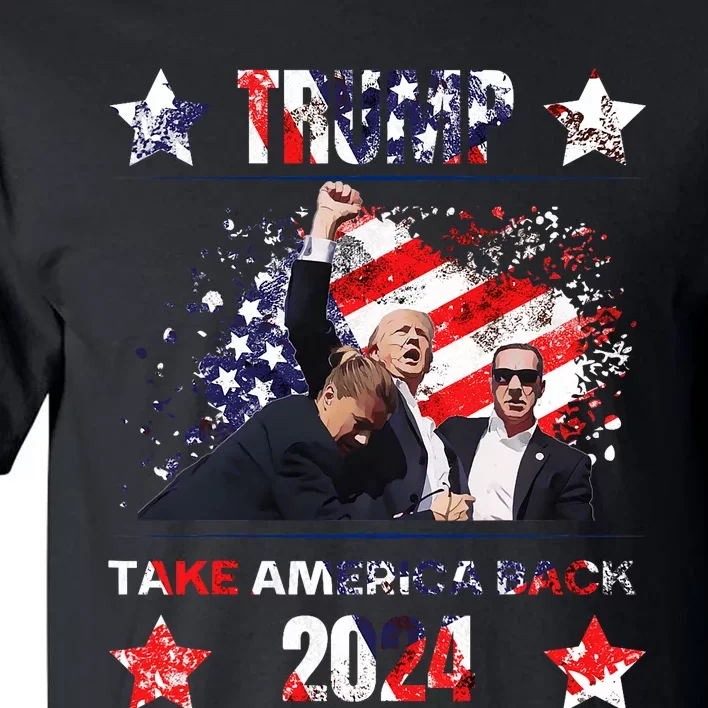 Trump Assassination Attempt 2024 Tall T-Shirt