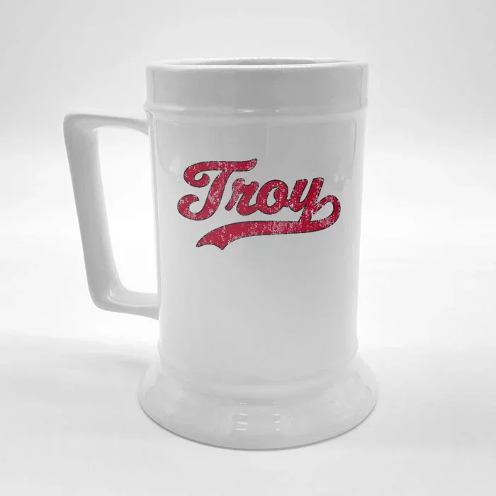 Troy Alabama Al Vintage Athletic Front & Back Beer Stein