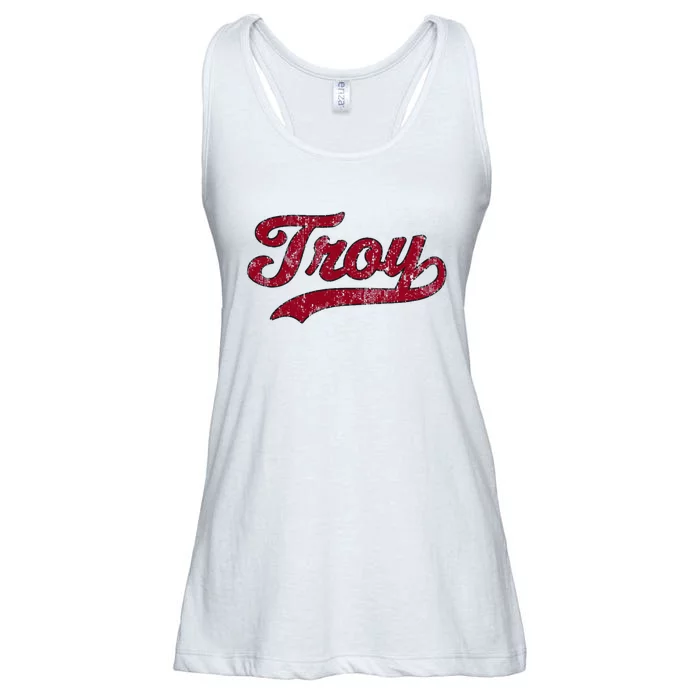 Troy Alabama Al Vintage Athletic Ladies Essential Flowy Tank