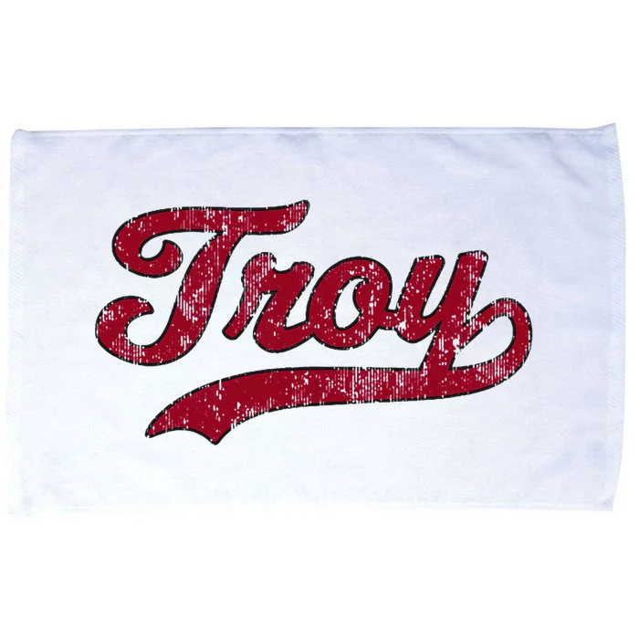 Troy Alabama Al Vintage Athletic Microfiber Hand Towel