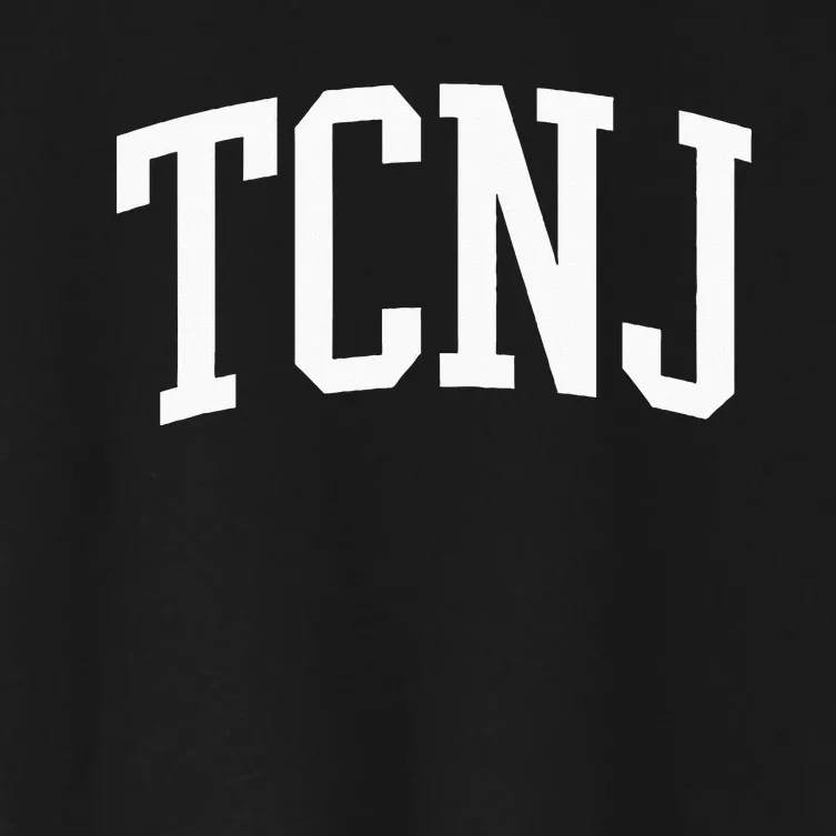 TCNJ Athletic Arch College University @ Alumni Women's Crop Top Tee