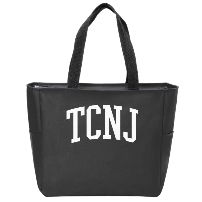 TCNJ Athletic Arch College University @ Alumni Zip Tote Bag