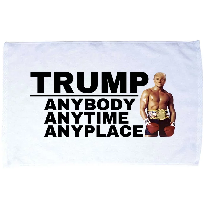 Trump Anybody Anytime Anyplace Trump 2024 Microfiber Hand Towel