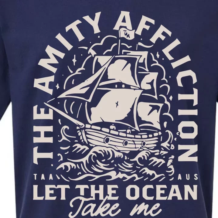 The Amity Affliction Let The Ocean Take Me Ship Sueded Cloud Jersey T-Shirt