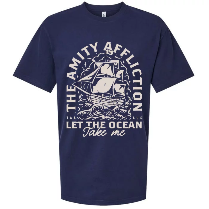 The Amity Affliction Let The Ocean Take Me Ship Sueded Cloud Jersey T-Shirt