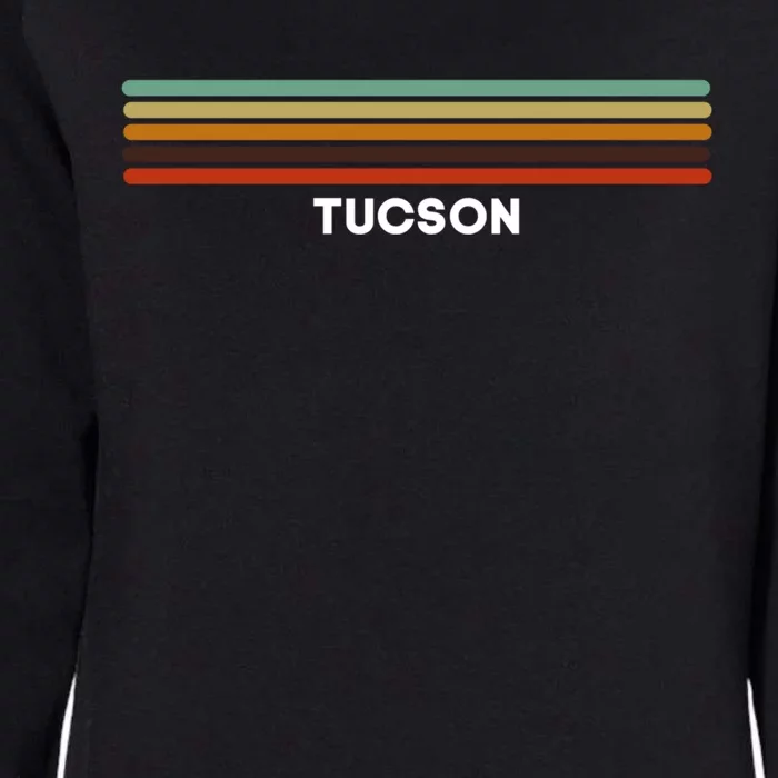 Tucson Arizona Az Us Cities Of America Retro Gift Womens California Wash Sweatshirt