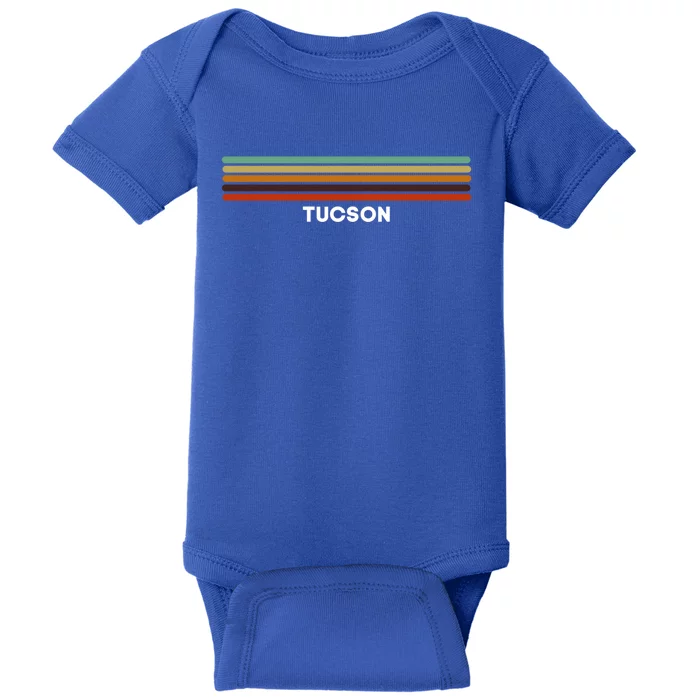 Tucson Arizona Az Us Cities Of America Retro Gift Baby Bodysuit