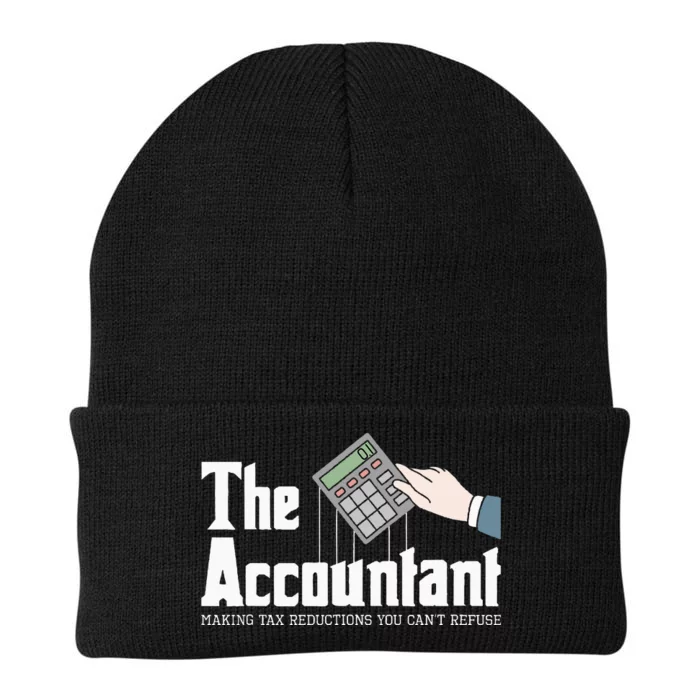 The Accountant Auditor Bookkeeper Bookkeeping Taxation Knit Cap Winter Beanie