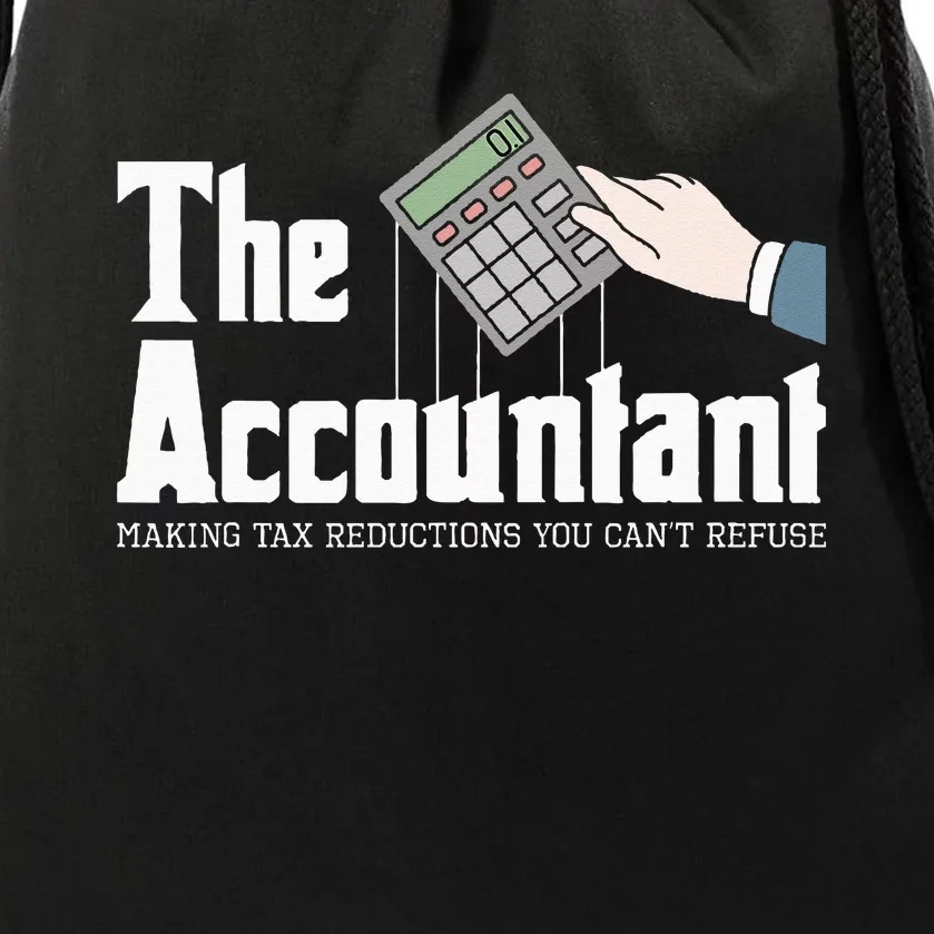 The Accountant Auditor Bookkeeper Bookkeeping Taxation Drawstring Bag