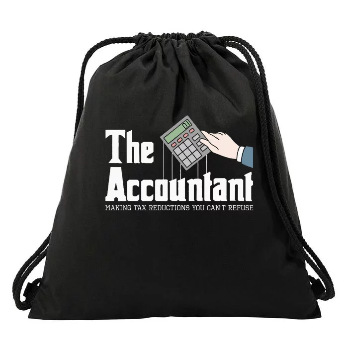 The Accountant Auditor Bookkeeper Bookkeeping Taxation Drawstring Bag