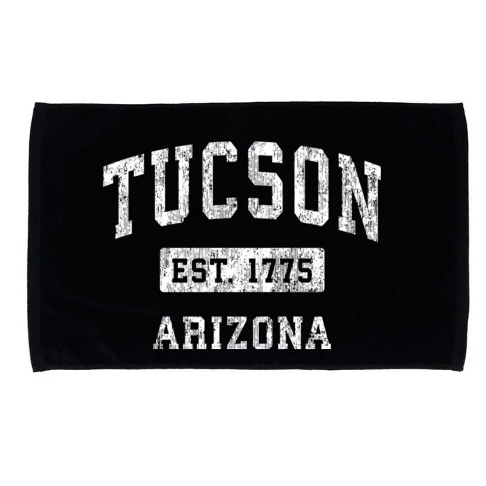 Tucson Arizona Az Vintage Established Sports Microfiber Hand Towel