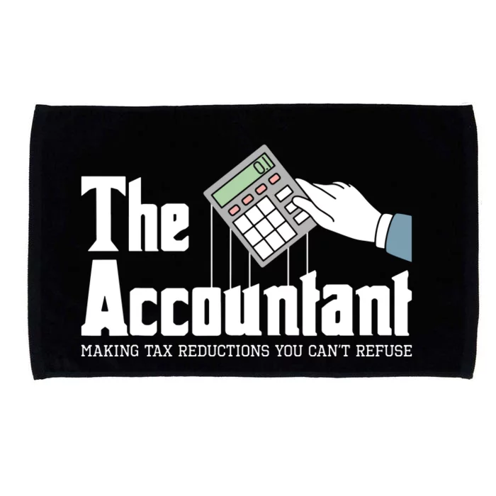 The Accountant Auditor Bookkeeper Bookkeeping Taxation Microfiber Hand Towel