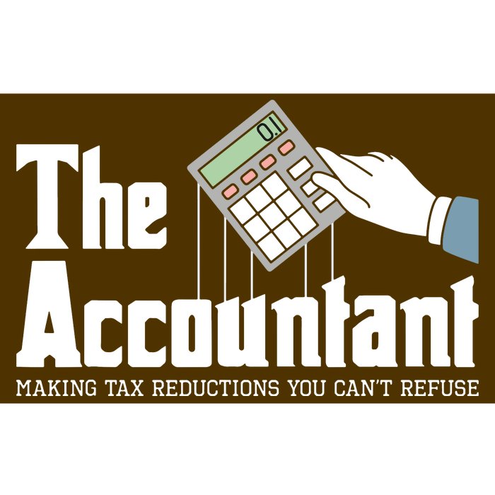 The Accountant Auditor Bookkeeper Bookkeeping Taxation Bumper Sticker