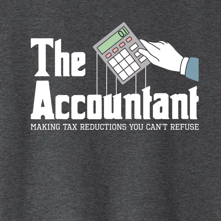 The Accountant Auditor Bookkeeper Bookkeeping Taxation Women's Crop Top Tee