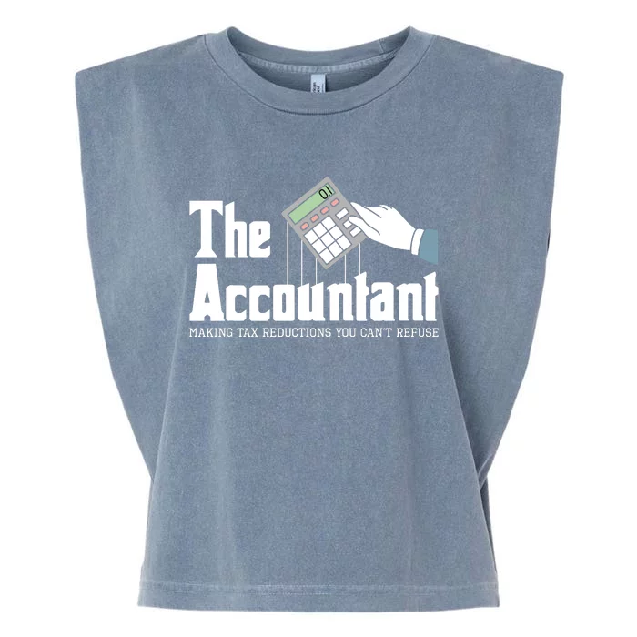 The Accountant Auditor Bookkeeper Bookkeeping Taxation Garment-Dyed Women's Muscle Tee