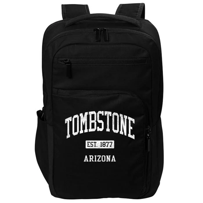 Tombstone Arizona Az Js04 Vintage Athletic Sports Impact Tech Backpack