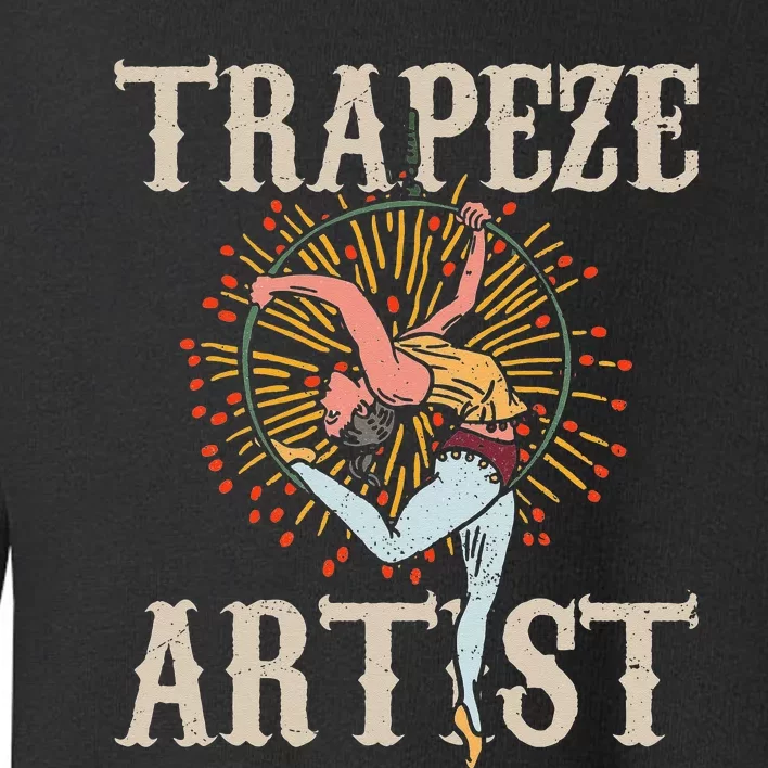 Trapeze Artist Acrobat Carnival Theme Circus Staff Costume Toddler Sweatshirt