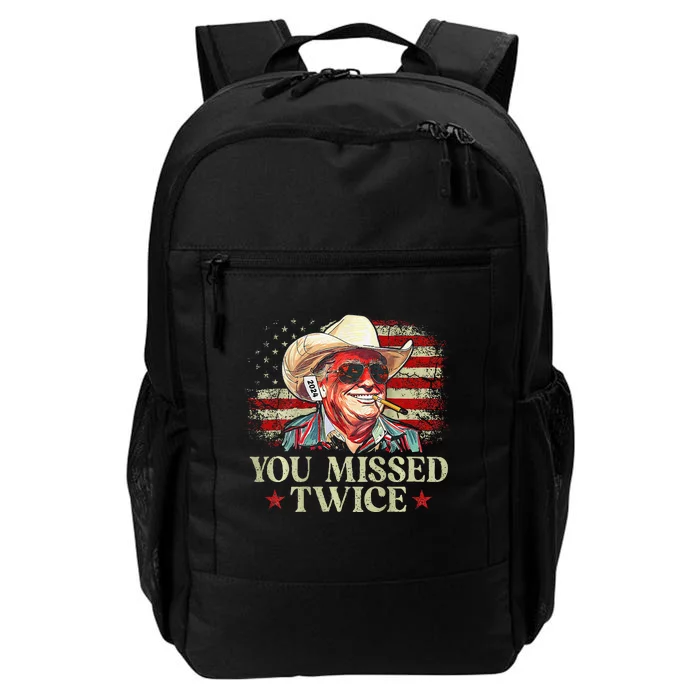 Trump Assassination Attempt You Missed Twice Daily Commute Backpack