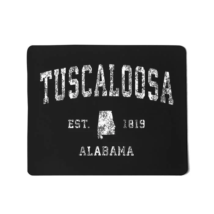 Tuscaloosa Alabama Al Vintage Athletic Sports Design Mousepad