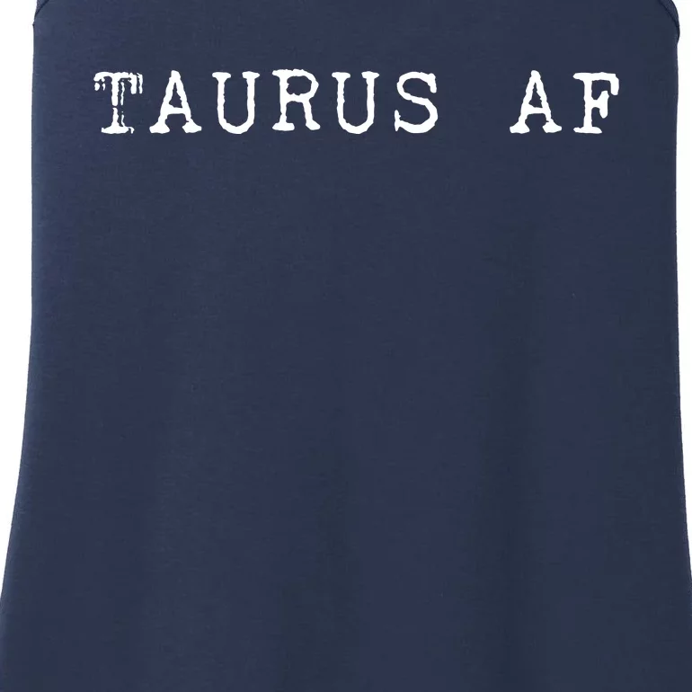 Taurus AF April May Birthday Ladies Essential Tank