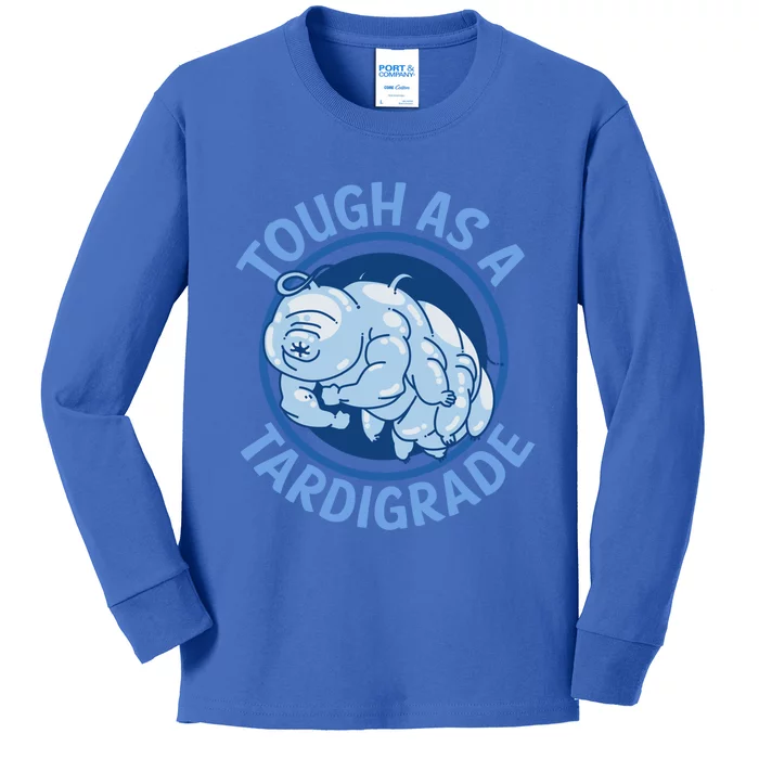 Tough As A Tardigrade Micro Animal Biology Science Gift Kids Long Sleeve Shirt