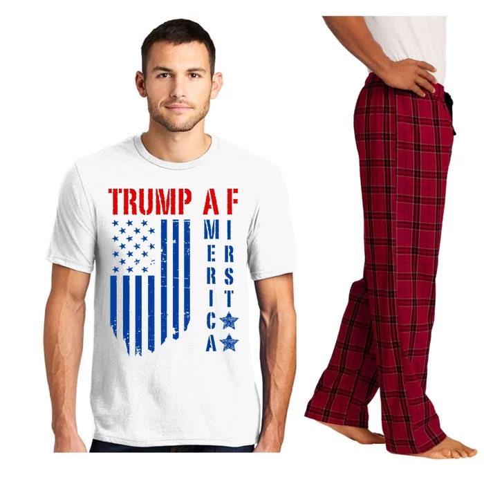 Trump Af America First Ultra Maga Republican Military Voter Pajama Set