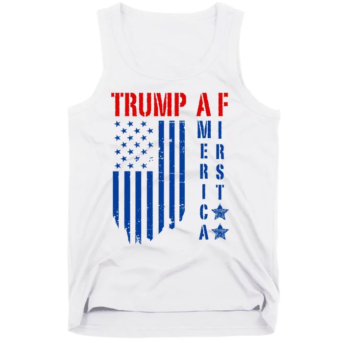 Trump Af America First Ultra Maga Republican Military Voter Tank Top