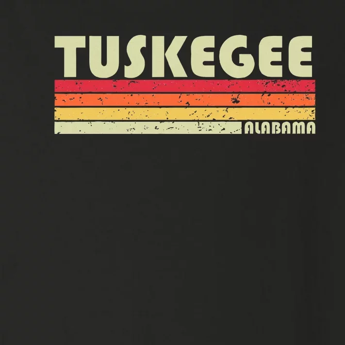 Tuskegee Al Alabama Funny City Home Roots Gift Retro 70s 80s Toddler Long Sleeve Shirt