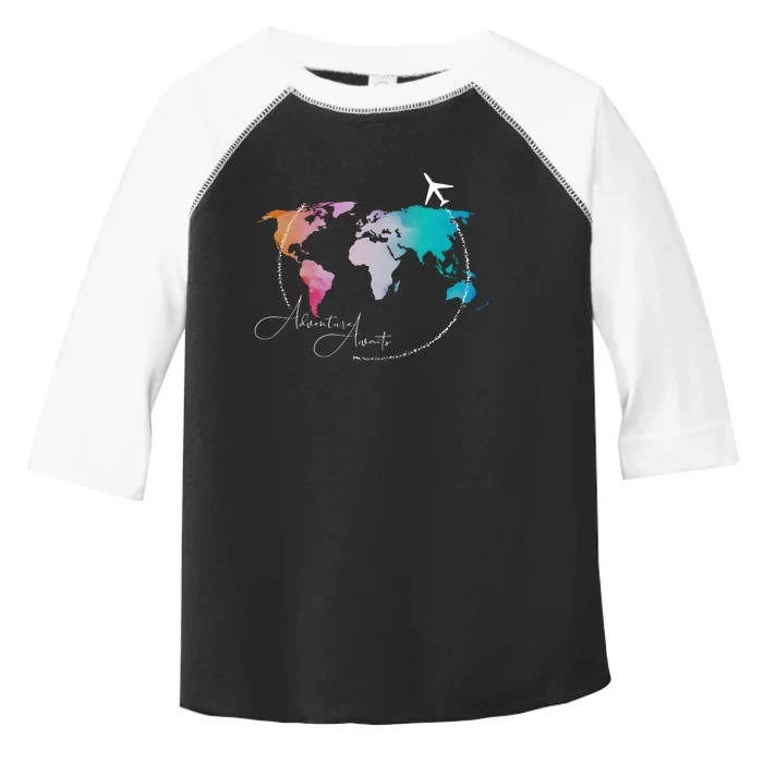 Traveler Adventure Artist Travel Lover Toddler Fine Jersey T-Shirt