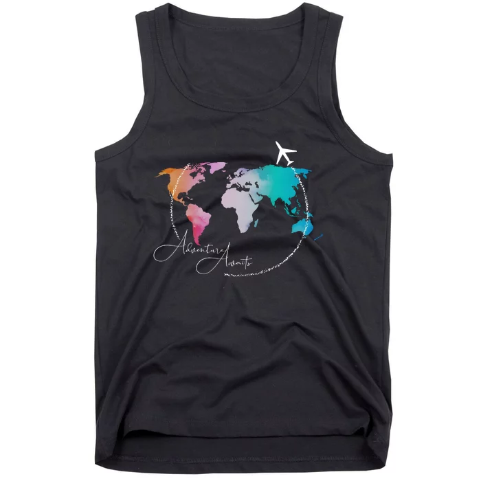 Traveler Adventure Artist Travel Lover Tank Top