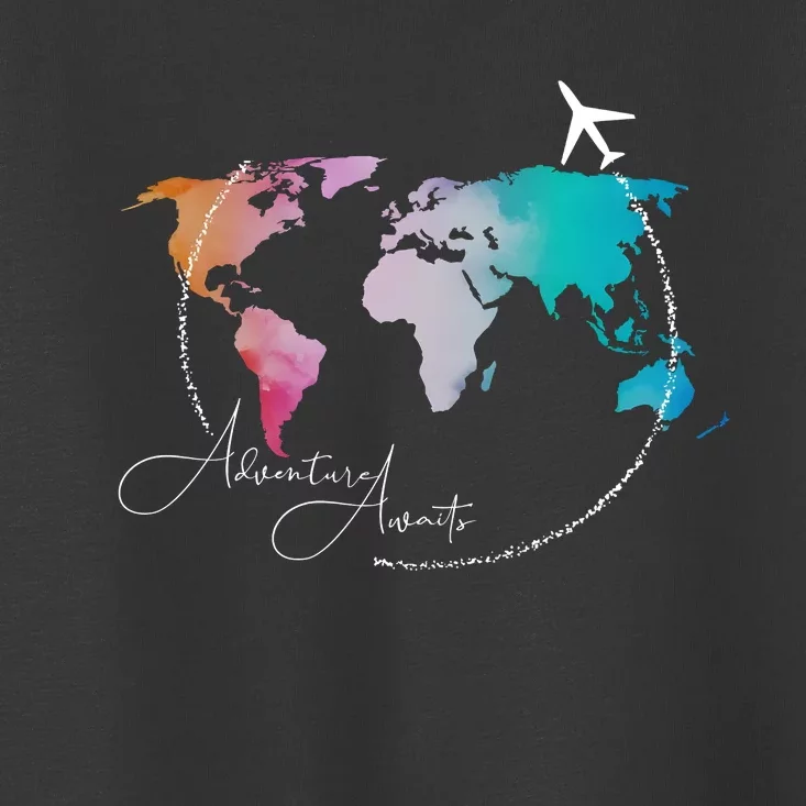 Traveler Adventure Artist Travel Lover Toddler T-Shirt