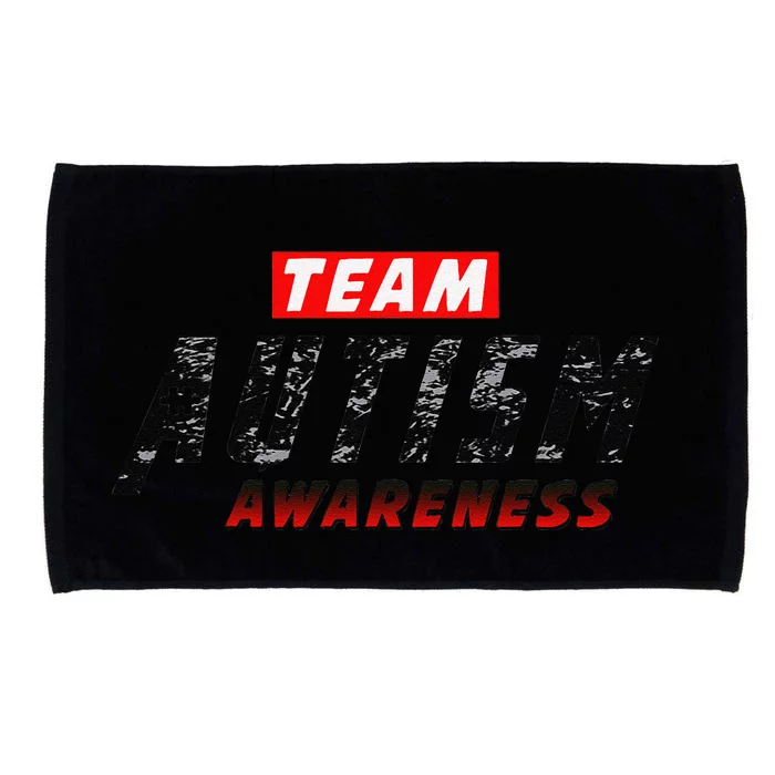 Team Autism Awareness Superhero Microfiber Hand Towel