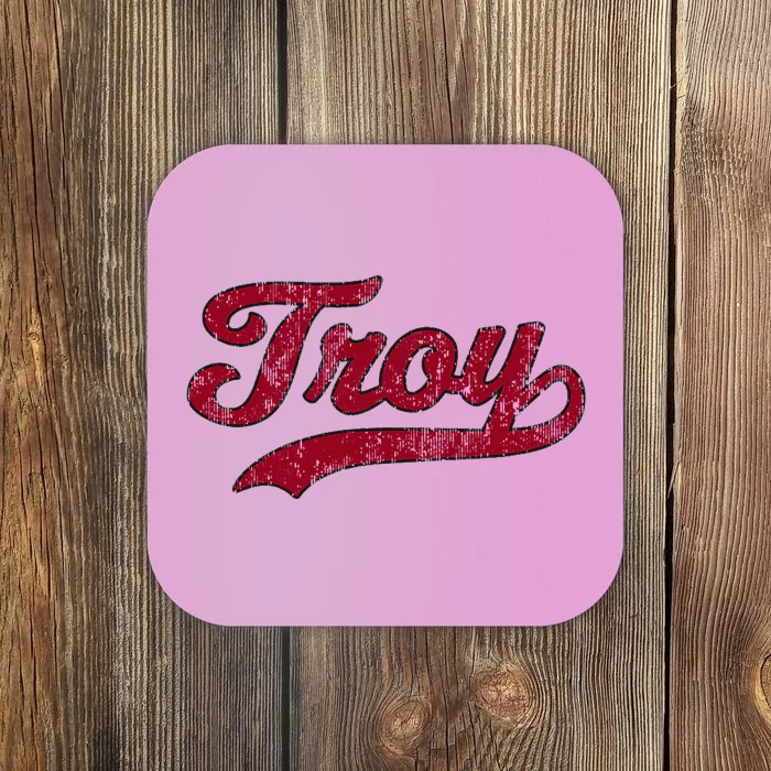 Troy Alabama Al Vintage Athletic Coaster