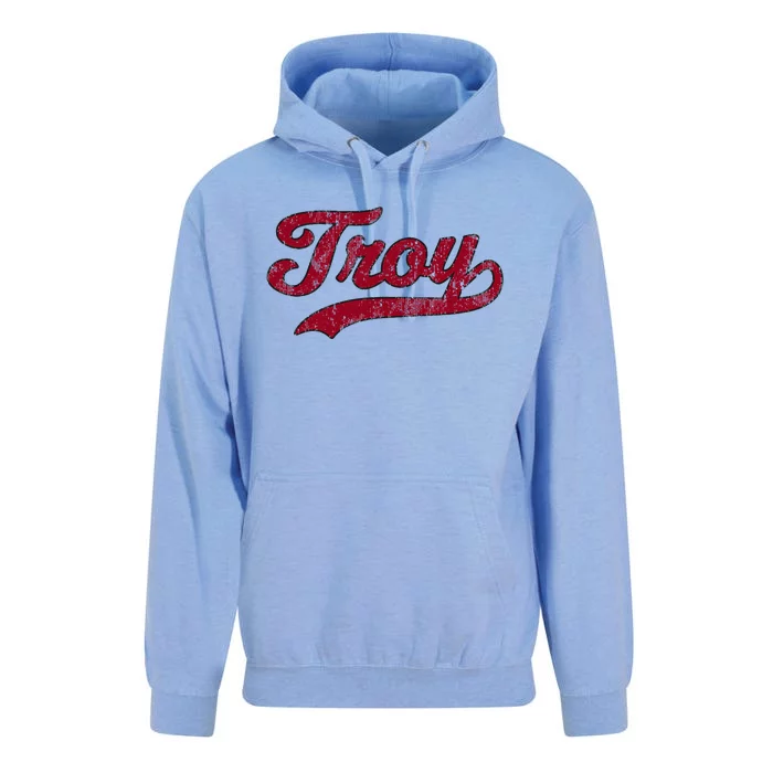 Troy Alabama Al Vintage Athletic Unisex Surf Hoodie