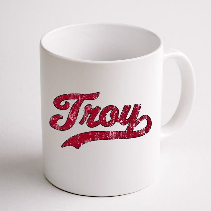 Troy Alabama Al Vintage Athletic Front & Back Coffee Mug