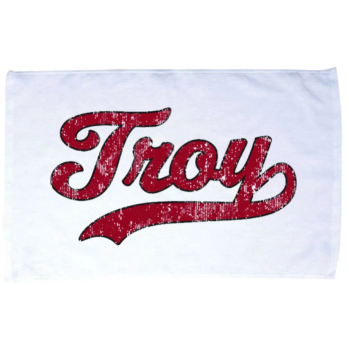 Troy Alabama Al Vintage Athletic Microfiber Hand Towel