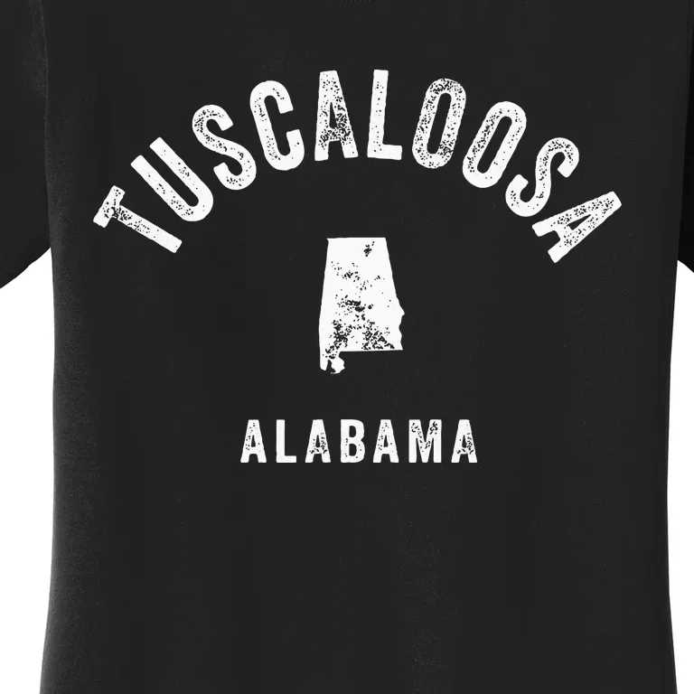 Tuscaloosa Alabama Al Vintage 70s Athletic Sports Design Women's T-Shirt