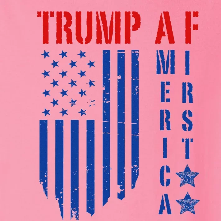 Trump Af America First Ultra Maga Design Toddler Long Sleeve Shirt