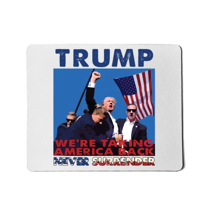 Trump Assassination Arrest This 2024 Trump Middle Fingers Trump Shooting Mousepad