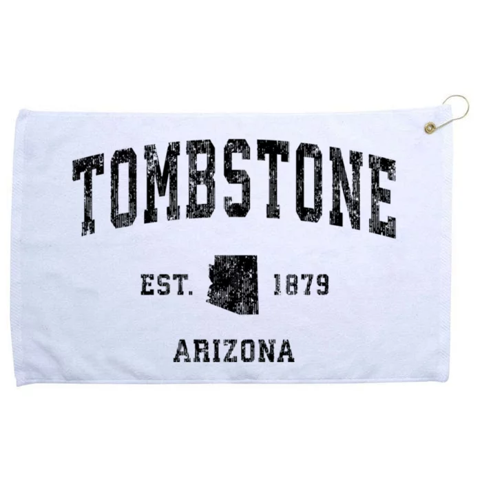 Tombstone Arizona Az Vintage Athletic Sports Grommeted Golf Towel