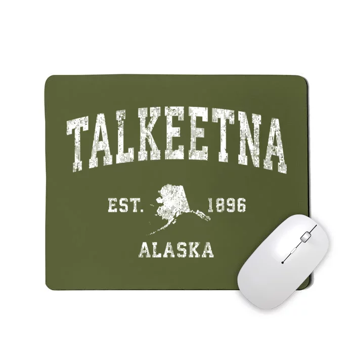 Talkeetna Alaska Ak Vintage Sports Mousepad