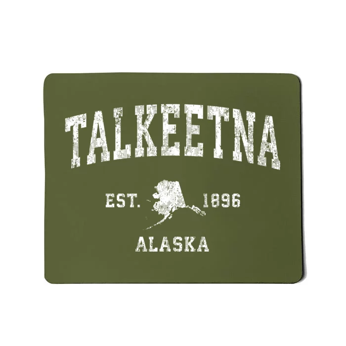 Talkeetna Alaska Ak Vintage Sports Mousepad