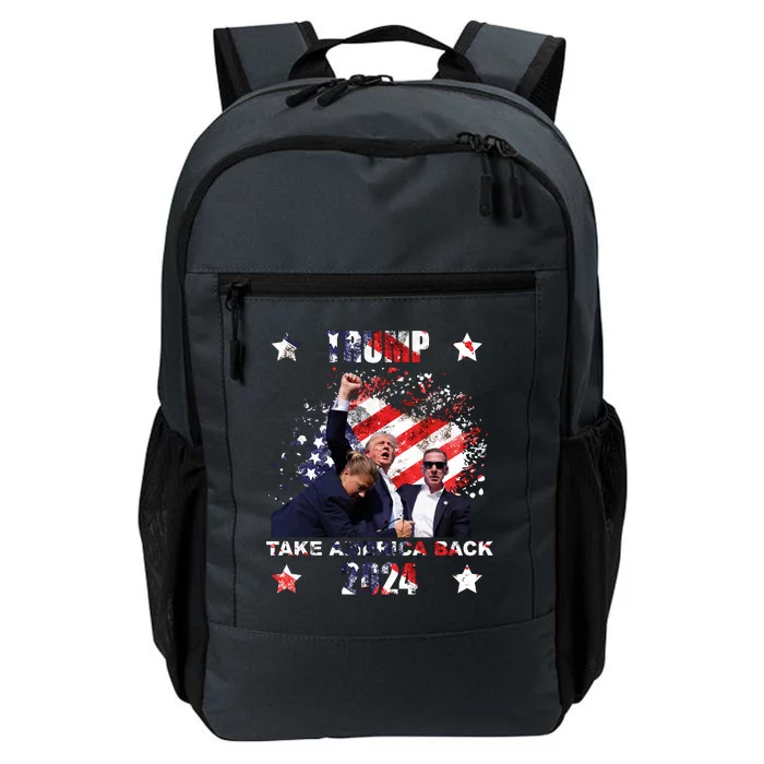 Trump Assassination Attempt Take America Back 2024 Daily Commute Backpack