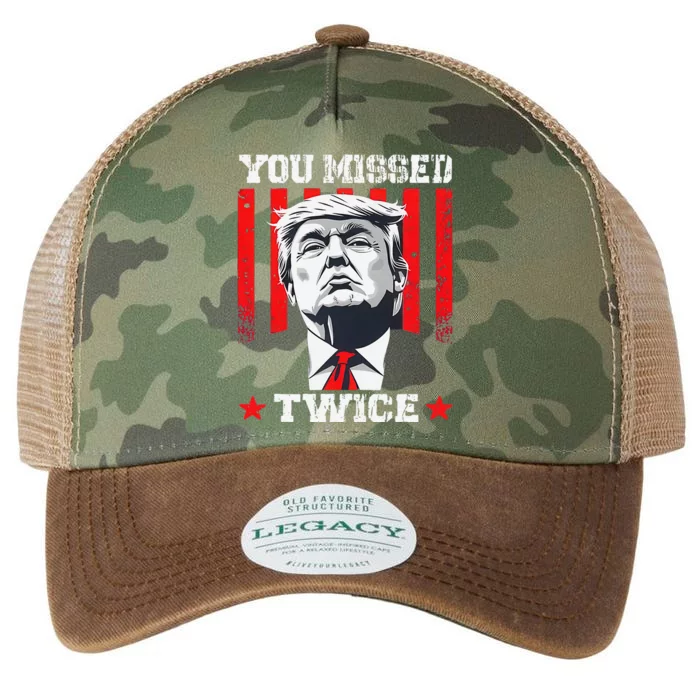 Trump Assassination Attempt Trump 2024 You Missed Twice Legacy Tie Dye Trucker Hat