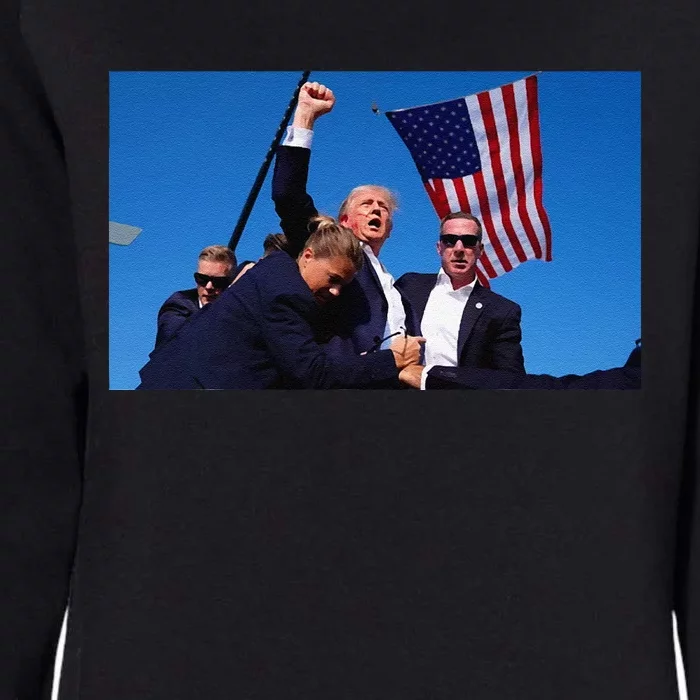 Trump Assassination Attempt Fight! Womens California Wash Sweatshirt