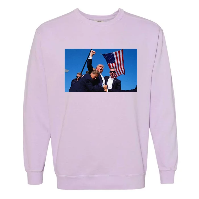 Trump Assassination Attempt Fight! Garment-Dyed Sweatshirt