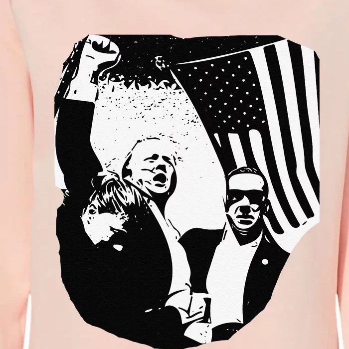 Trump Assassination Attempt Photo 2024 Womens California Wash Sweatshirt