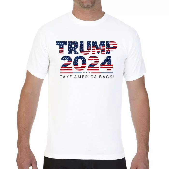 Take America Back Daddys Home Trump Bootleg Style Comfort Colors T-Shirt