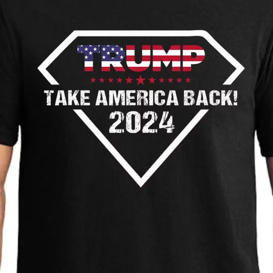 Take America Back American Flag | Trump 2024 Pajama Set