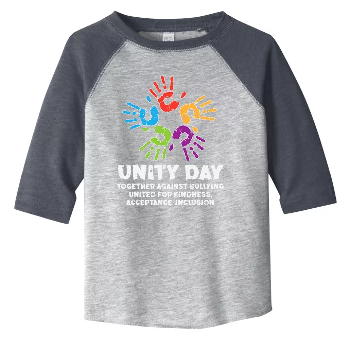 Together Against Bullying Orange Anti Bullying Unity Day Kids Toddler Fine Jersey T-Shirt